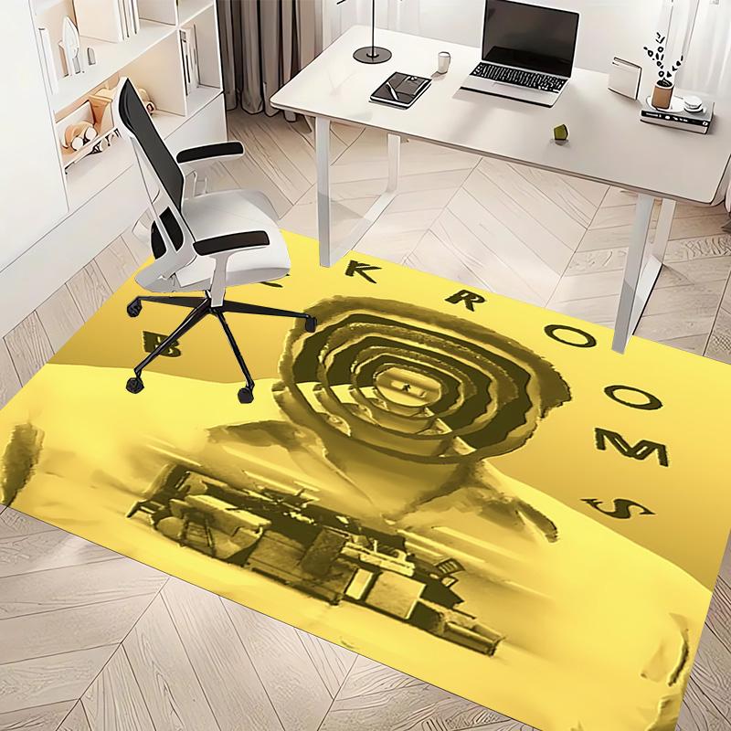 horror film The Backrooms Print Area Rug - Soft,Washable Non-Slip Indoor Mat,Living Room,Home Office Decorative Rug