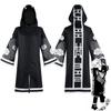Аниме Токио Костюм Мстителей Chika Kawarajo Imaushi Wakasa Тренч с капюшоном для женщин и мужчин плащ на молнии черный наряд с принтом халат