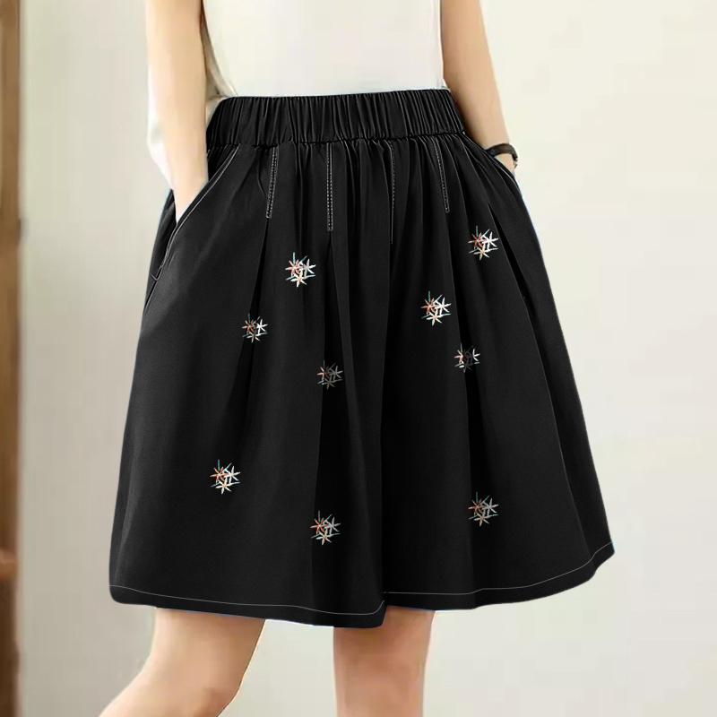 ZANZEA Женские летние повседневные шорты свободного кроя с эластичной талией и принтом