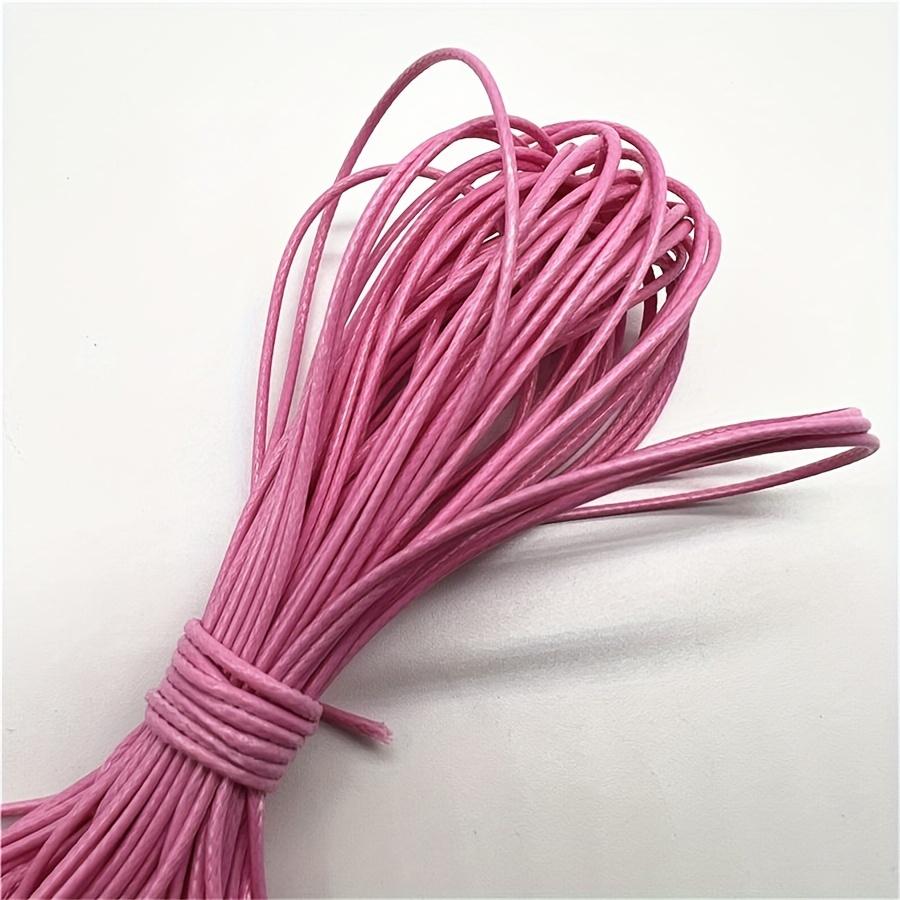 1 Pc PU Leather Waxed Cord, Non Elastic, 0.5mm 0.8mm 1mm 1.5mm 2mm, 5yd or 10yd, for Jewelry Bracelets Keychains and Beading