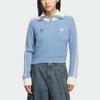 Adidas Originals FW25 Team Full Zip Sports Slim Fit Casual Zip Knit Sweater Women Sweater KF0719