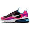Air Max 270 React Черный Гипер Розовый Яркий Фиолетовый GS BQ0101-001