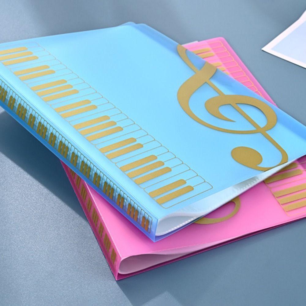40 Pages Music Clip Music Score Folder Piano Music Clip Paper Sheets Practice Piano Sheet