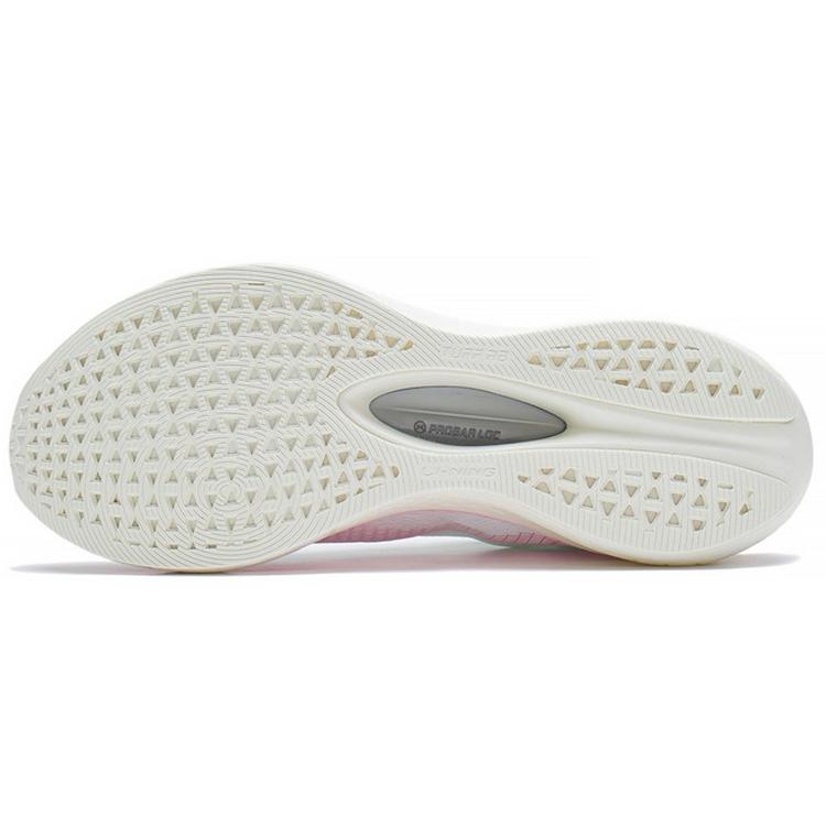 Li Ning Red Hare 5 Pro Низкие Беговые Кроссовки Женские Розово-Белые ARMS004-10