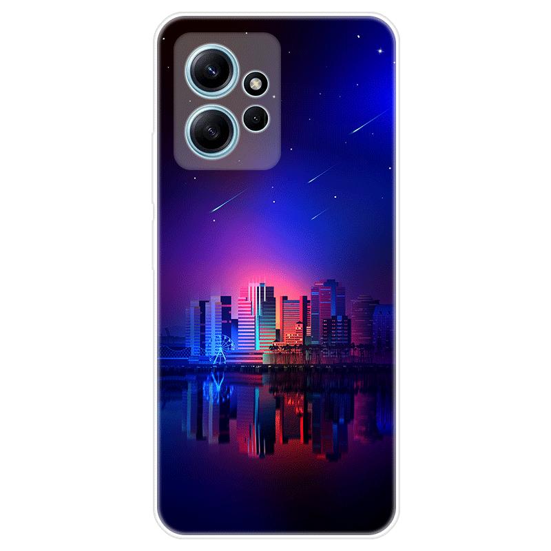 Для Xiaomi Redmi Note 12 Note12 4G чехол Мягкая силиконовая задняя крышка Мультяшный чехол для телефона Разнообразие