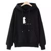 Velvet Hooded Sweater Women Autumn Winter  New Fashion Loose Pullover