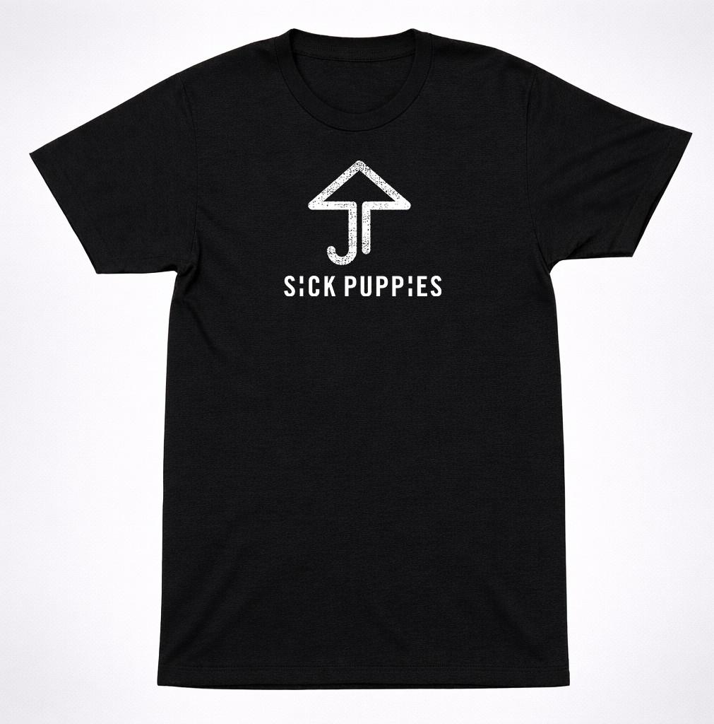Sick Puppies Arrow Logo T-Shirt Alternative Rock Post-Grunge Band Tee