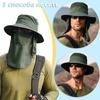 Fisherman's Hat Men's Sun Hat Summer Outdoor Quick Drying Sun Hat Fishing Breathable Sun Hat Women's Face Mask Hat