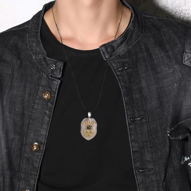 Брелок с полицейским значком Раккун-Сити, ожерелье с подвеской в ​​виде биологической опасности, зонтик, подвесные брелки, ожерелья, подарки, ювелирные украшения, орнамент