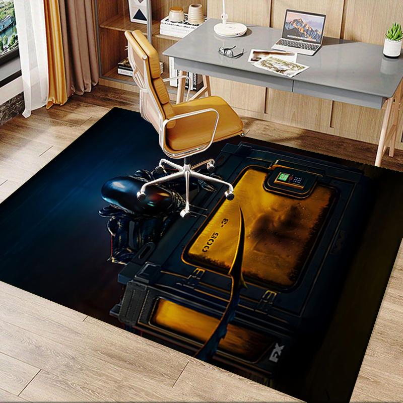 Alien Chair Mat - Office Carpet for Desk, Large Area Rug for Home Decor, Sofa Carpet, Gift Idea for Office and Living Room0169A
