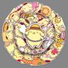 50 Милых Наклеек Sanrio Пудинг-тян Gukka для Блокнотов и Багажа