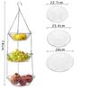 New 3 Layers Fruit Vegetable Hanging Basket Household Accessories Foldable Storage Hanger