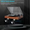 MzeliKing Vinyl Record Player  Turntable Wooden Tabletop Vintage Gramophone Compatible with