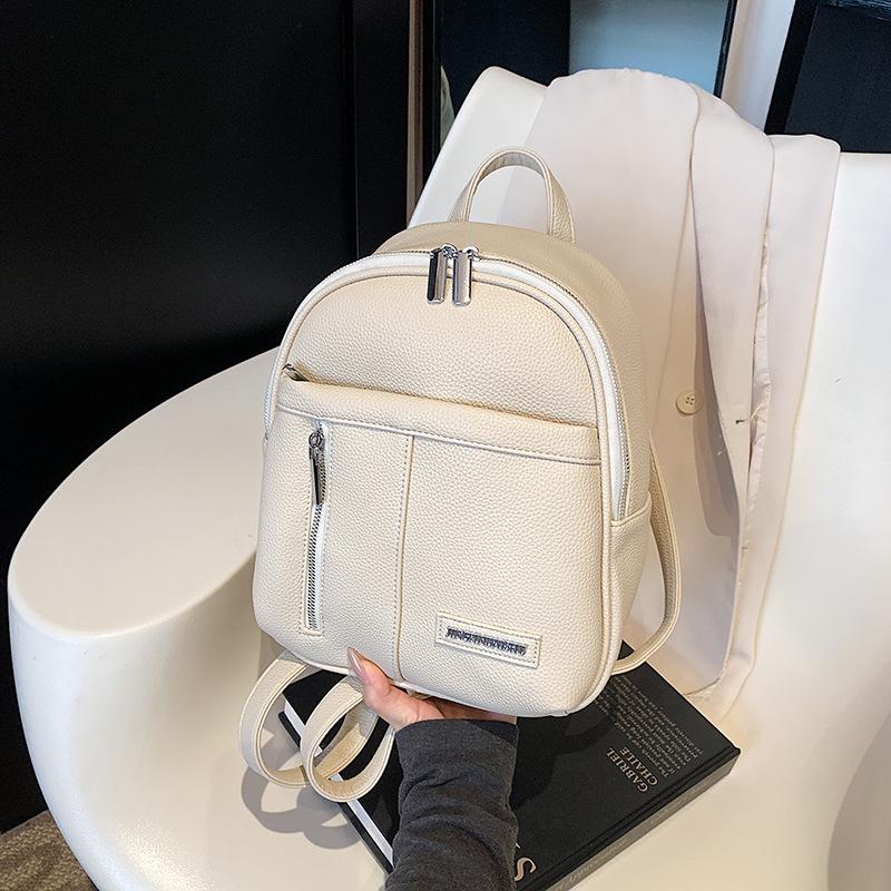 Модный универсальный рюкзак для поездок Женский новый большой вместимости Простой универсальный дорожный маленький рюкзак