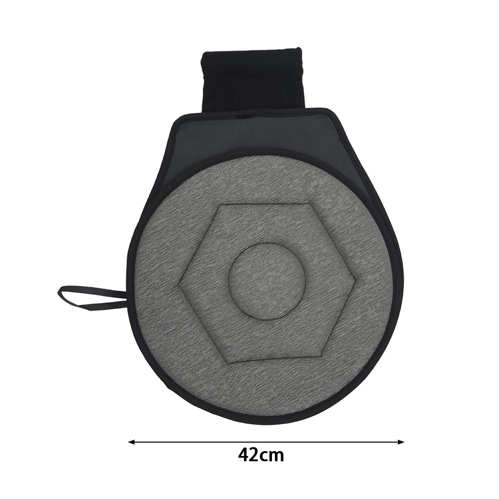 Подушка для автомобильного сиденья вращающаяся подушка для автомобильного сиденья противоскользящая универсальная вспомогательная коляска для кресла дышащая подушка для автомобильного сиденья