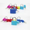 Ornament Dormitory Appliances Small Luggage Lock with 2 Keys Cabinet Door Bookbag Suitcase Padlock