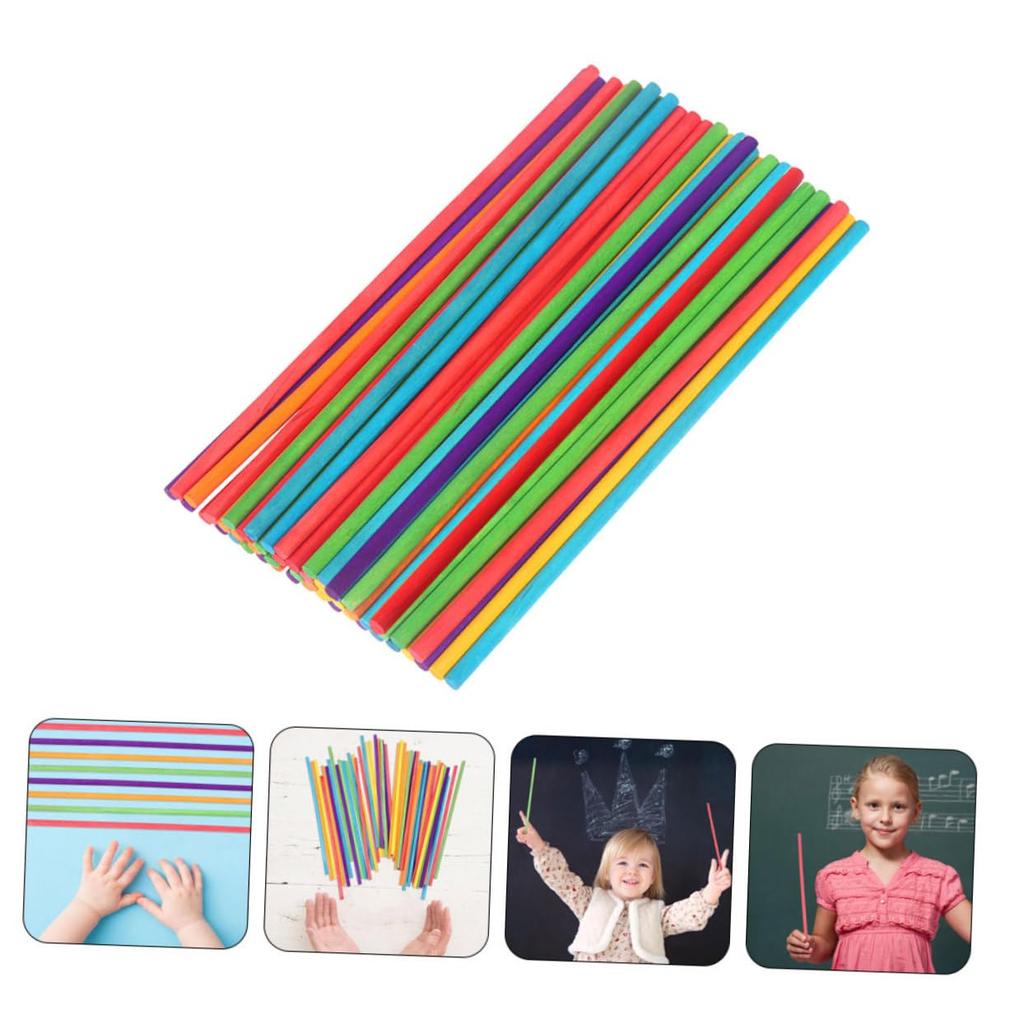 STOBOK 150 предметов Ритм-палка Chapman Stick Музыкальный инструмент Ритм-палка Chan Stick Mallet Beat Ритм-палка Перкуссионная палочка Рождество