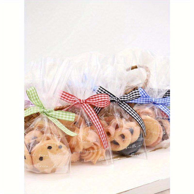 1pc/Red And White Plaid Ribbon, Valentine Bow Ribbon, Plaid Fabric Crafts Plaid Ribbon Rolls Are Used For Valentine's Day Party Decorations