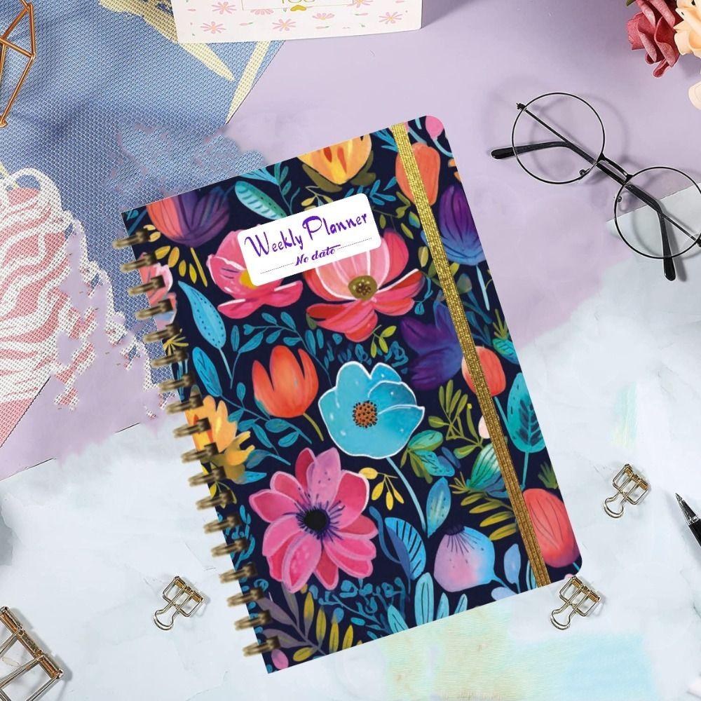 Еженедельник без даты А5 Блокнот на спирали Портативный еженедельник Офис