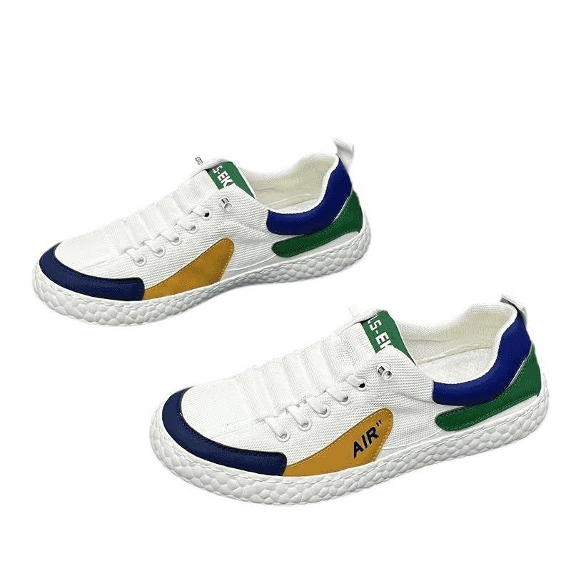 2025 весна новые мужские туфли модные повседневные туфли сетчатые дышащие модные спортивные туфли в стиле колледжа кроссовки