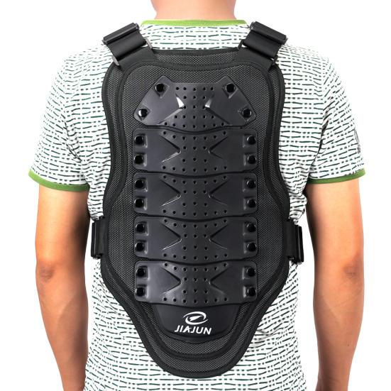 Унисекс мотоциклетный мотокросс гоночный нагрудный жилет задняя защита позвоночника броня снаряжение