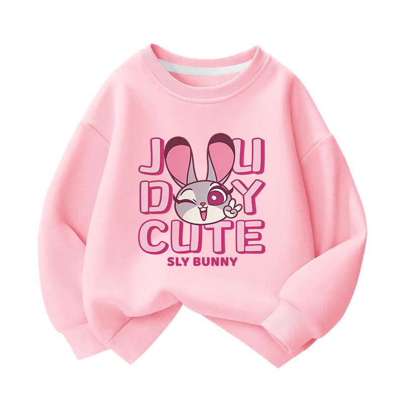 Disney Girls' Casual Long-Sleeve Pullover Sweatshirt