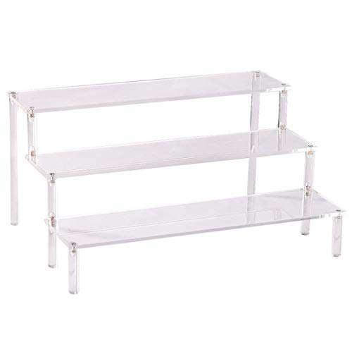 3-Tier Acrylic Display Stage, Figure/Collection Stand, Acrylic Stand, Collection Case, Assembled