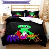 3pcs Garten of Banban Bedding Set Duvet Cover Closure Includes 1 Duvet Cover & 2 Pillowcases, Soft and Comfortable for All Seasons.