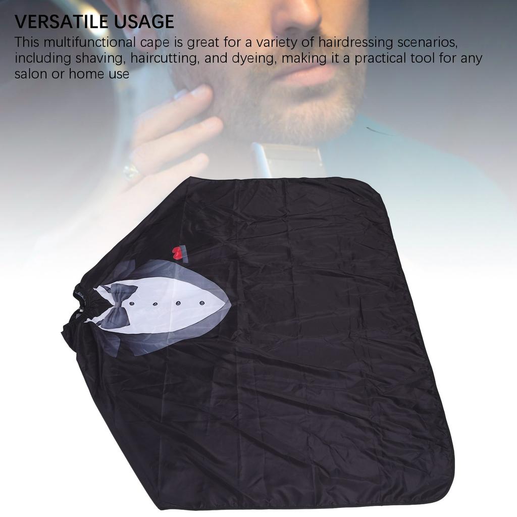 Профессиональная накидка для стрижки волос с регулируемой застежкой, водонепроницаемая, с защитой от грязи, для стрижки волос