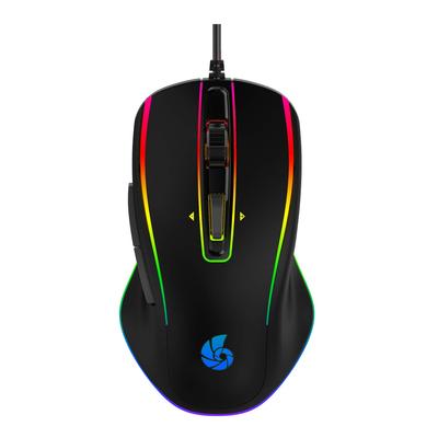 Игровая мышь CENTURY RACEN 6, Черная, CRC-GMRGB01 [ИК-светодиод, Кнопки, USB, Проводная]