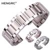 Watchband Stainless Steel Watch Strap Bracelets Men High Quality Silver Metal 18 20 21 22 23 24mm Fashion Women Watchbands Accessories