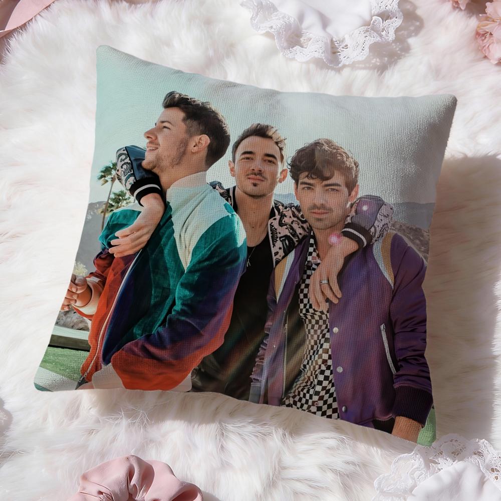 Наволочка J-Jonas Brothers Премиум Комфорт Двусторонняя Подушка - Дизайн Два в Одном для Любой Комнаты и Салона Автомобиля