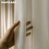 1 шт. NAPEARL, современная роскошная прозрачная оконная занавеска, мягкая текстурированная тюлевая занавеска, домашний декор, занавеска для спальни