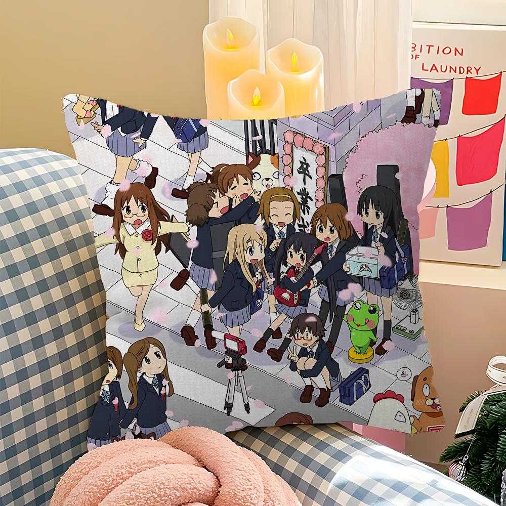 Аниме Наволочка K-On Для Спальни, Комнаты И Гостиной, Декоративная Наволочка Для Подушки На Диван
