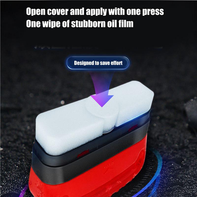 Автомобильный очиститель масляной пленки на стекле 120 мл Средство для удаления масляной пленки на лобовом стекле автомобиля Щетка для очистки масляной пленки на окнах Принадлежности для мытья автомобиля