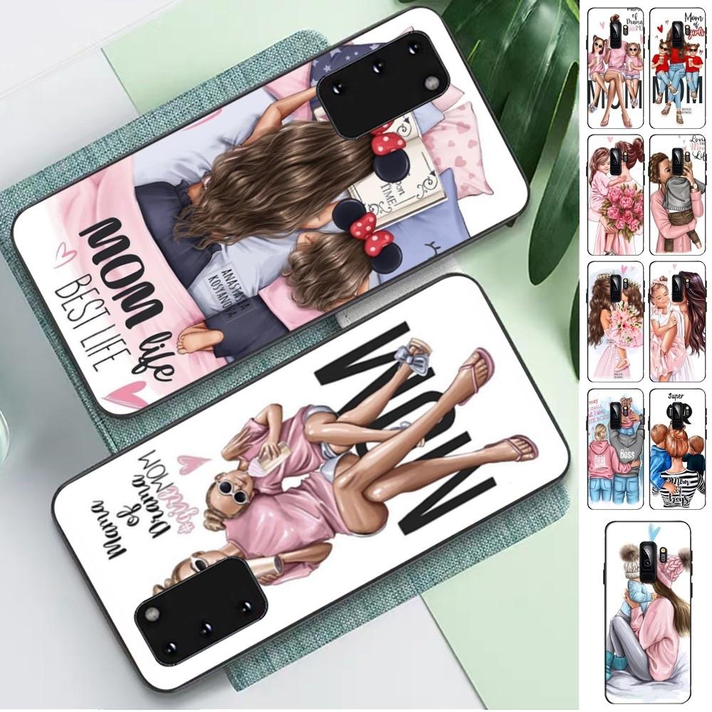 Супермама MaMa Чехлы для телефона Для Samsung S 9 10 20 21 22 23 30 23 24 Plus Lite Ultra FE S10lite Чехлы