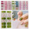 Водостойкая наклейка для дизайна ногтей, 3D лак для ногтей, обертывания, набор гелевых наклеек для ногтей, наклейки для французского маникюра, салон