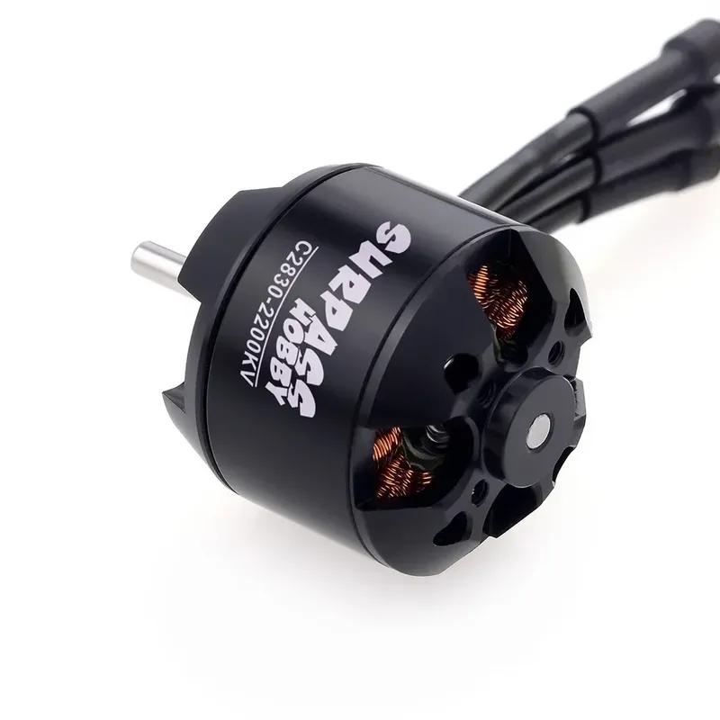 SURPASS HOBBY 2830 Brushless Motor 750KV 850KV 1000KV 1300KV Outrunner Motor for RC Airplane Fixed-wing Glider FPV Drone Warbird