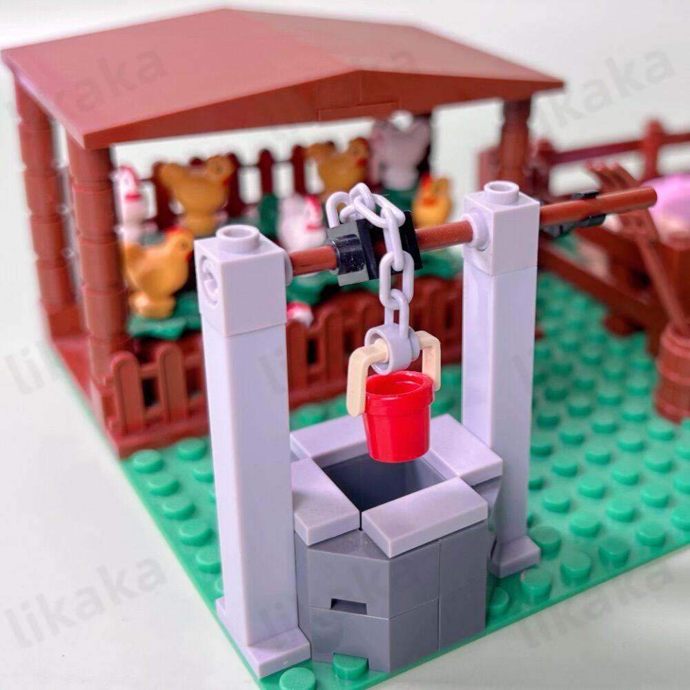 Городская Ферма Строительные Блоки MOC Животные Свинья Блоки Монтессори Игрушки для Детей Подарок Совместимые Friends Классические DIY Кирпичики Игрушки