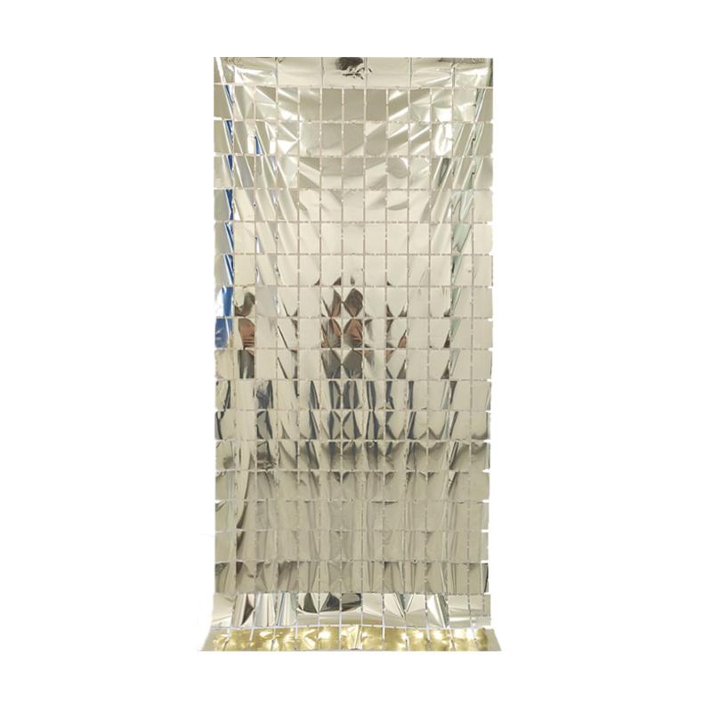 Luxury Great Event Decor Wall Background Curtain Party Decoration Backdrop Decor Square Sequin Panel