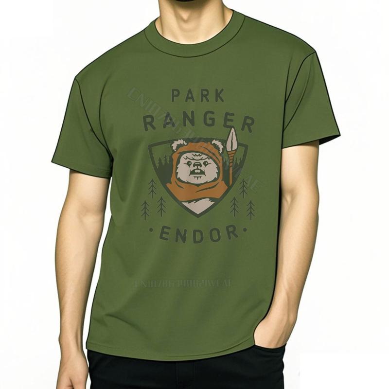 Unisex t shirts Casual Quick Dry T Shirt Park Ranger On Endor Brand Plus Size Tshirt New Arrived Breathable Soft Cotton Teeshirt