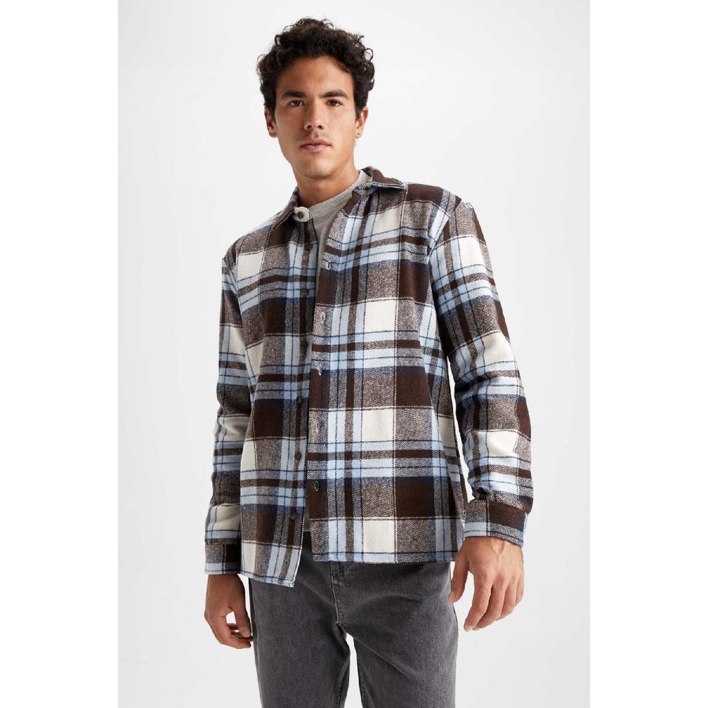 Рубашка Lumberjack с длинным рукавом в клетку стандартного кроя