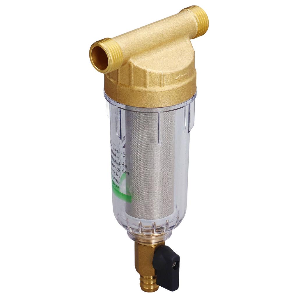 Water System Prefilter G1/2 Male Thread Detachable High Density Sediment Pipe Filter for Automatic