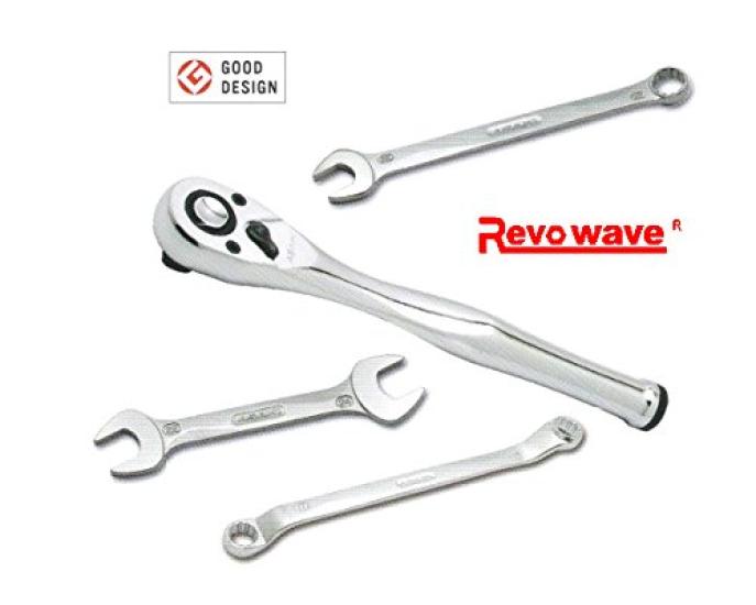 ASH Накидной ключ-трещотка Revo Wave JIS 22 x 24 мм OL2224 Двусторонний