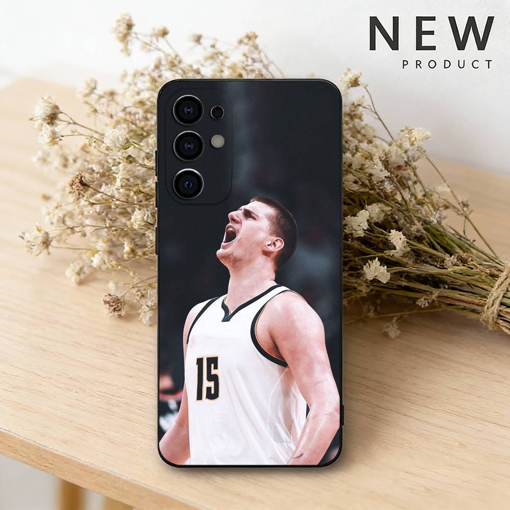 Nikola Jokic 15 MVP Phone Case For Samsung S26,25,24,23,22,21,20,30,Ultra,Plus,Fe,Lite Black Shell