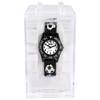 Montre - QBOS - QBOS - Boîtier 28 Mm - Bracelet Silicone Noir - Thème Football
