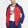 Nike Спортивная одежда Heritage Windrunner Мужская тканая куртка с капюшоном Красный Синий CJ4359-657