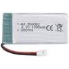 LiPo Battery 3.7V 1200mAh – Rechargeable – Compatible with Syma X5SC X5SW Drones – Stable Performance – 54x29x9mm – Silver