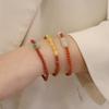 Natural Nanhong Agate Transfer Bracelet Fashion Women Daily Jewelry Lucky Gift