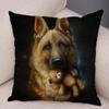 Домашнее животное овчарка декоративная наволочка для офиса гостиная автомобиль украшения дома наволочка